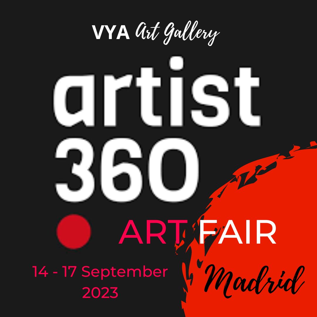 CARTEL FERIA ARTIST 360 MADRID VYA ART GALLERY